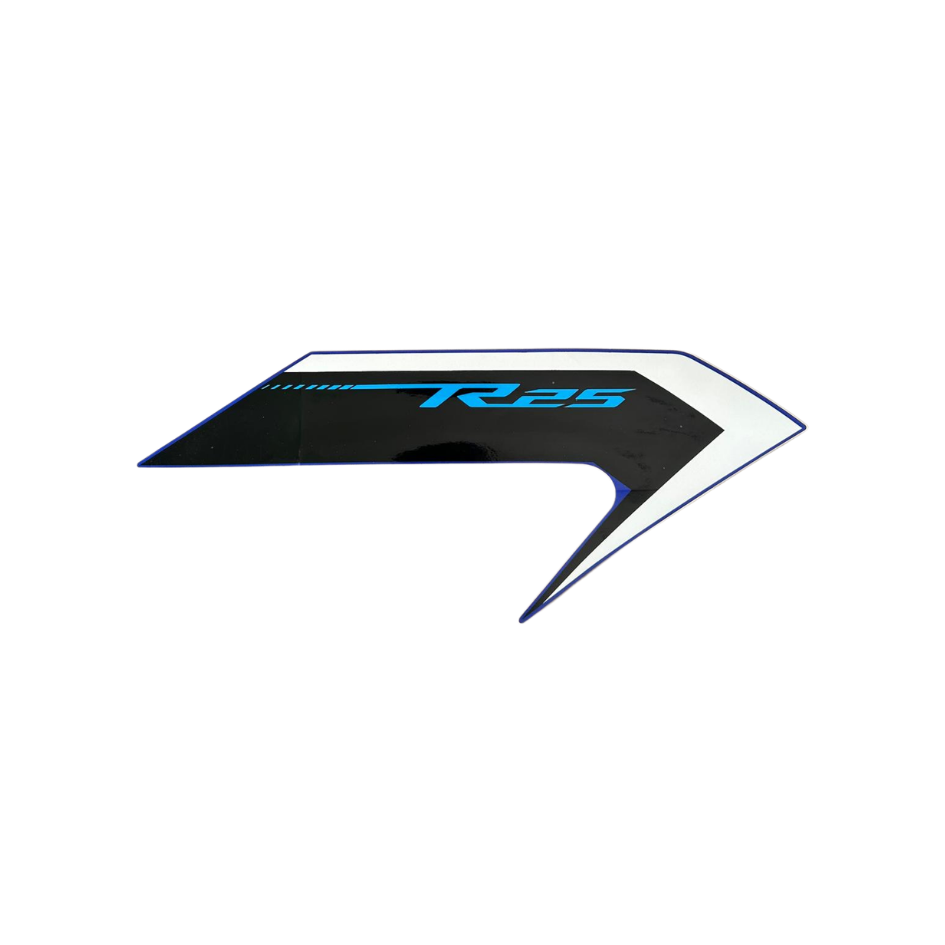 Yamaha R25 2025 2026 Sağ Grenaj Sticker Mavi Orijinal BRE-F8394-00