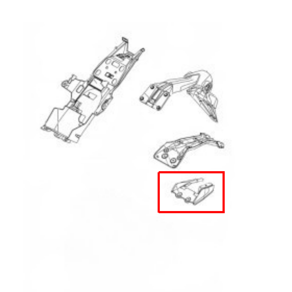 Yamaha R25 Mt25 Arka Çamurluk İç Kapağı Kuyruk Kapağı Orijinal 1WD-F163A-00
