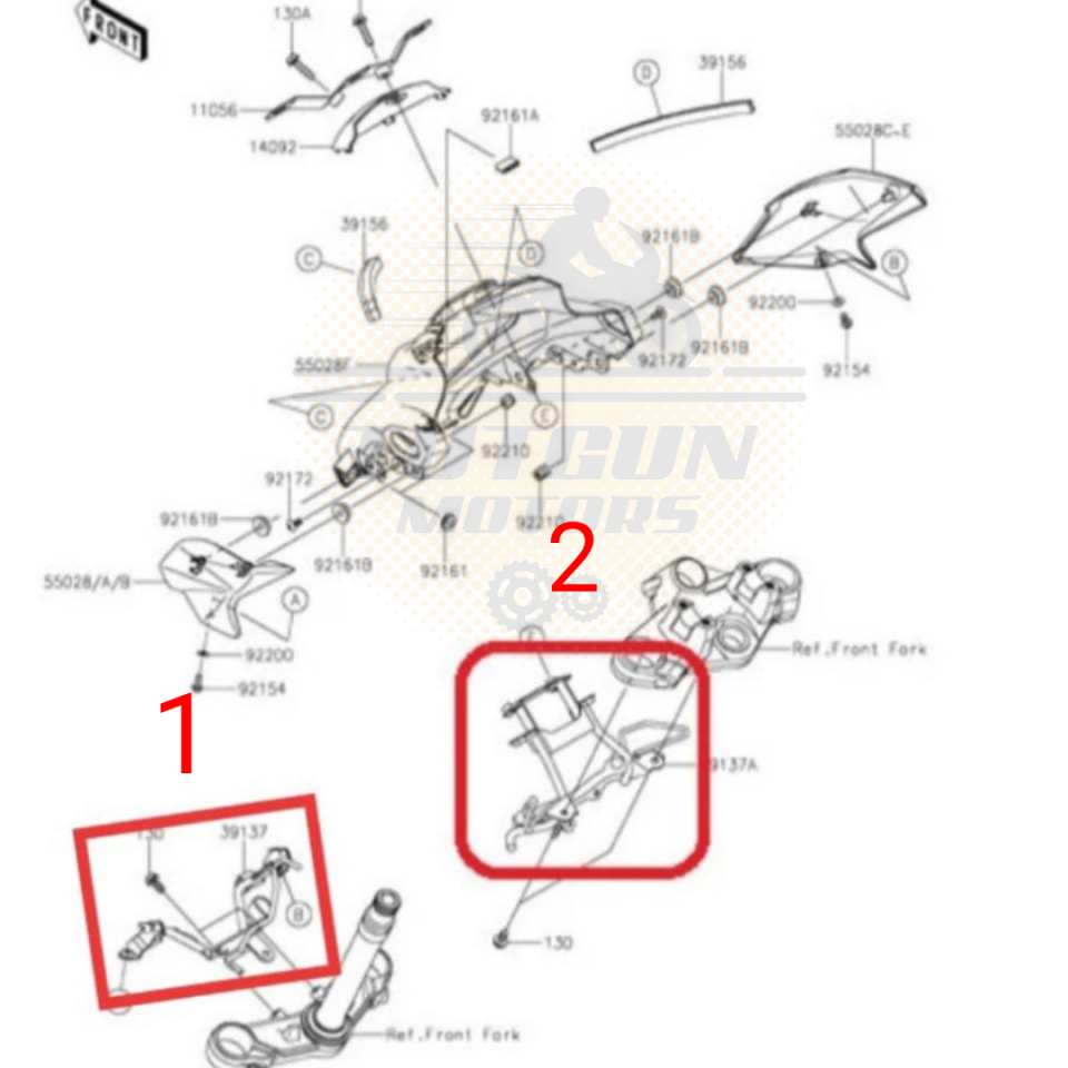 Z250sl Kafa Demiri Orijinal