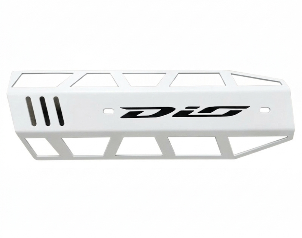 Honda Dio Egzoz Koruma Demiri Beyaz