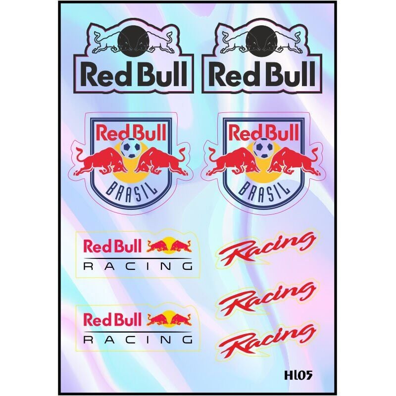 Hologram Redbull Sticker A5