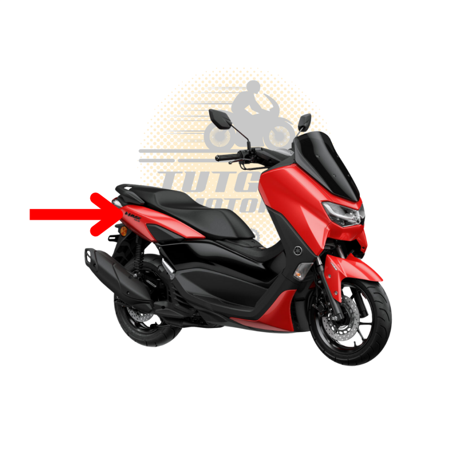 Nmax Sol Mat Kırmızı Kuyruk Grenajı 2015 2020 2DP-F1711-00-P5