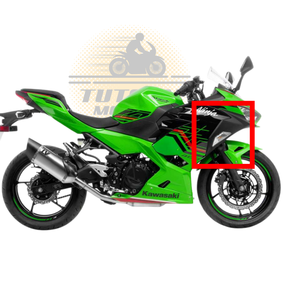 Ninja 400 Sol Sinyal Yuvası Orijinal Panzolot 55028-0637