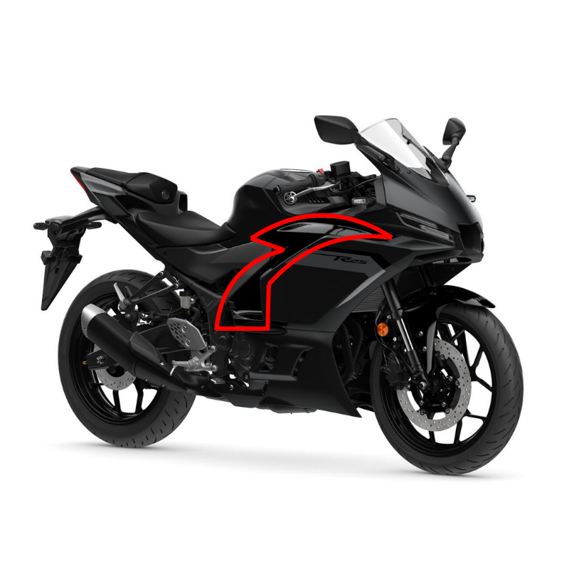 Yamaha R25 2025 2026 Parlak Siyah Sağ İç Grenaj Orijinal BRA-F172H-00-P0