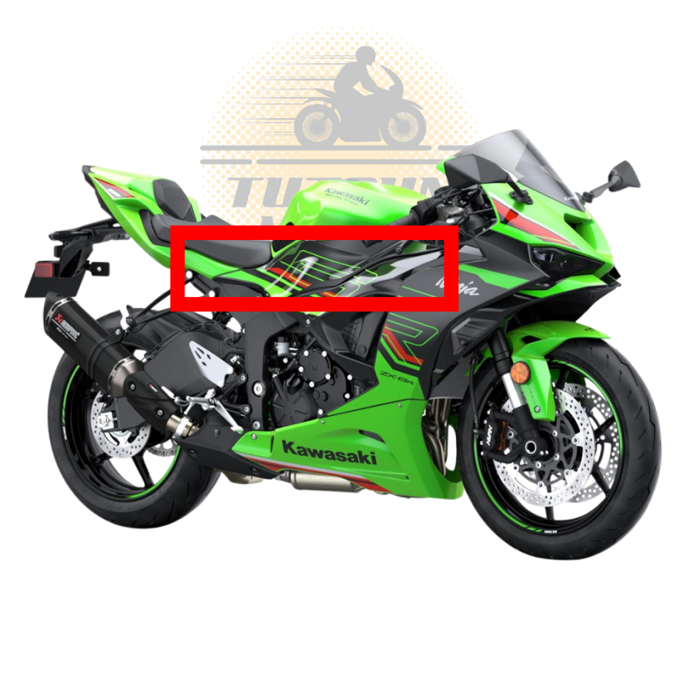 Zx6r Sağ Depo Altı Yan Grenaj Siyah Orijinal 36001-0595-H8