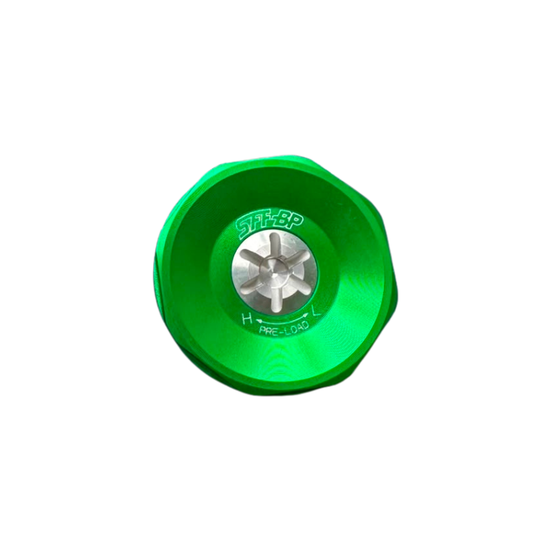 Kawasaki Zx6R Sol Ön Amortisör Üst Ayar Kapağı Yeşil Orijinal 11065-0793-48W