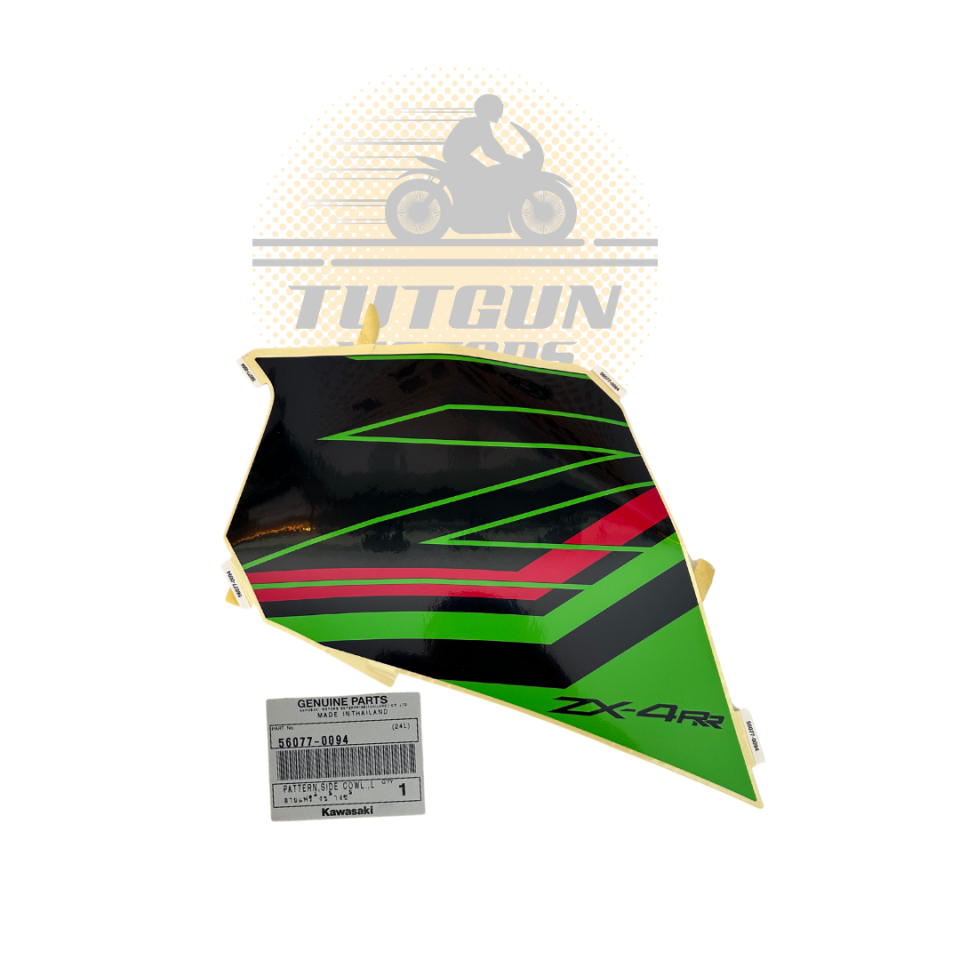 Zx4rr Sticker Sol Yan Grenaj 2024 Orijinal 56077-0094 | Tutgun Motor