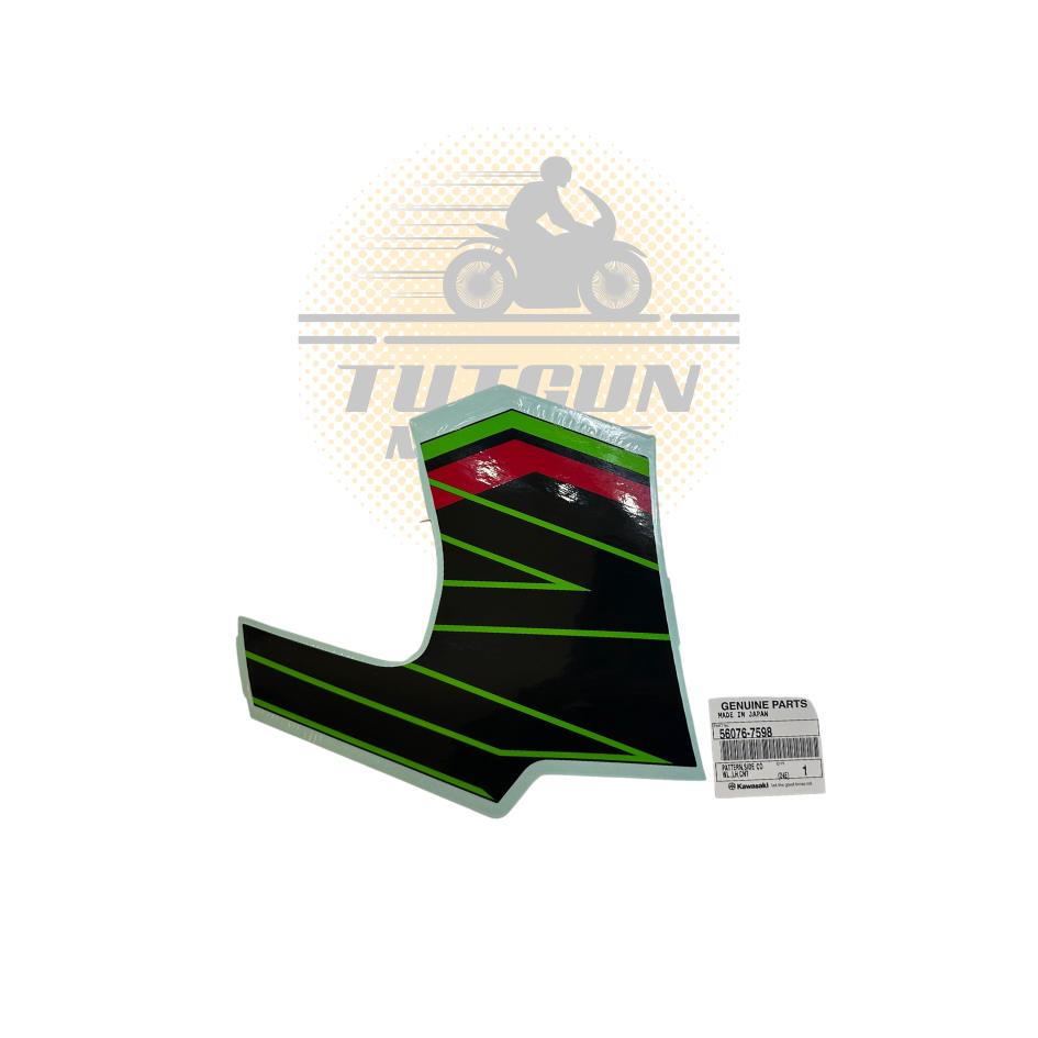 Zx10r Sol Yan Grenaj Sticker Orijinal 56076-7598