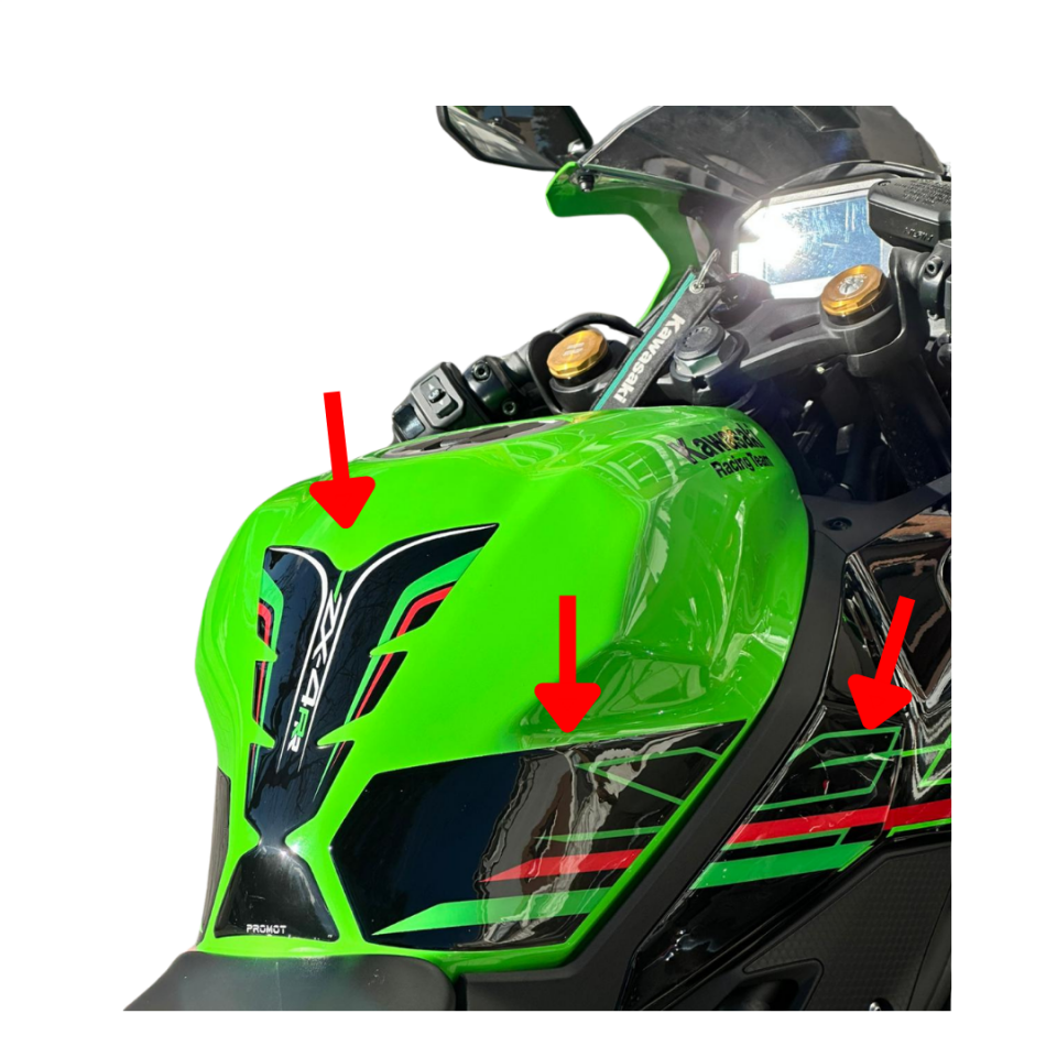 Zx4rr 2024  Kaydırmaz Tank Pad Set