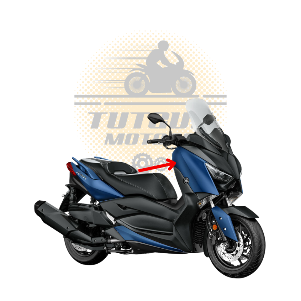 Xmax 250 300 Sol Kafa Grenajı Mat Mavi Orijinal B74-F8351-00-P8
