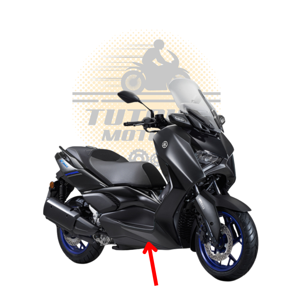 Xmax 250 300 Sağ Marşpiyel Mat Siyah Tech Max Orijinal BKA-F171M-00-P0