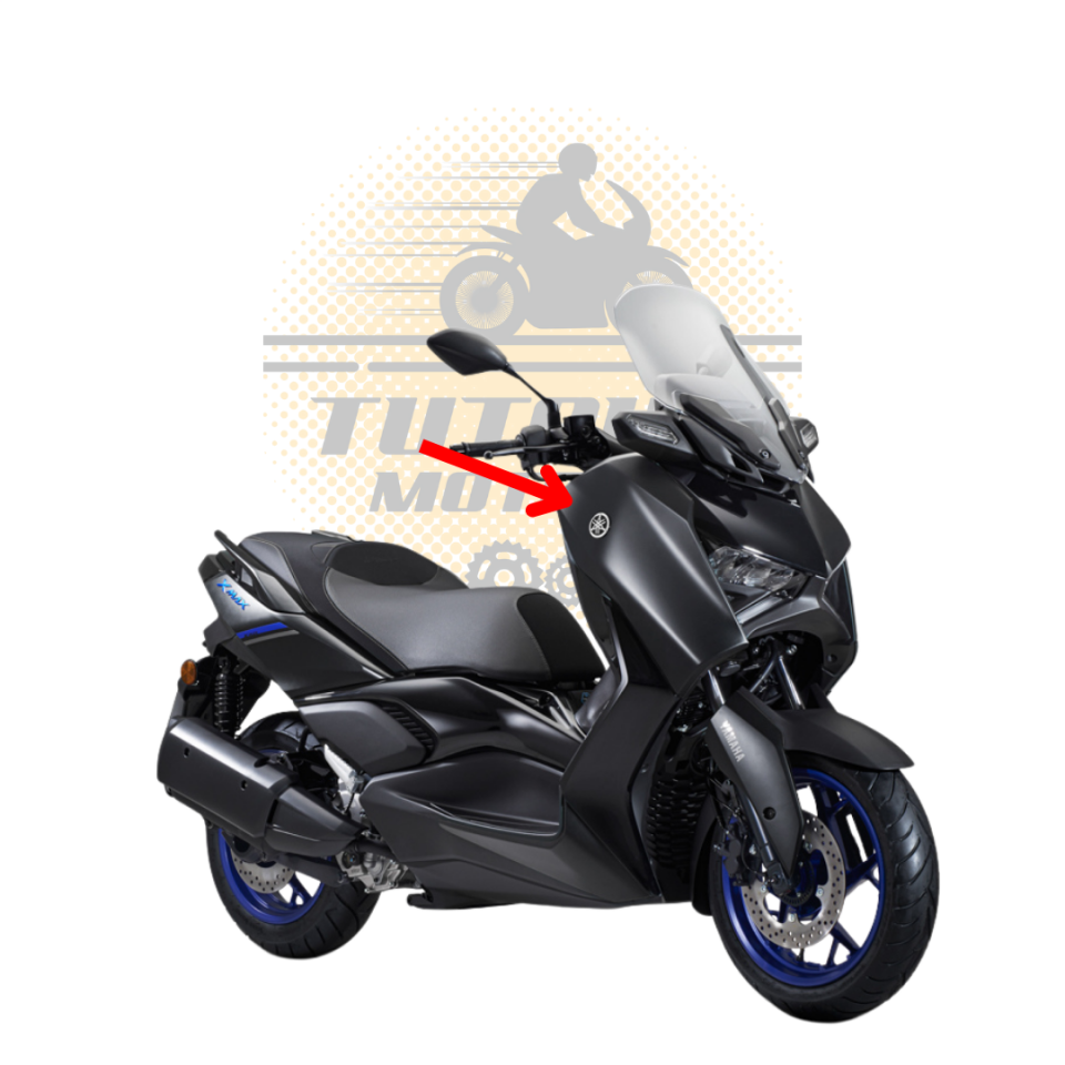 Xmax 250 300 Sağ Kafa Grenajı Mat Siyah Tech Max 2024 Orijinal BKA-F8351-00-P0