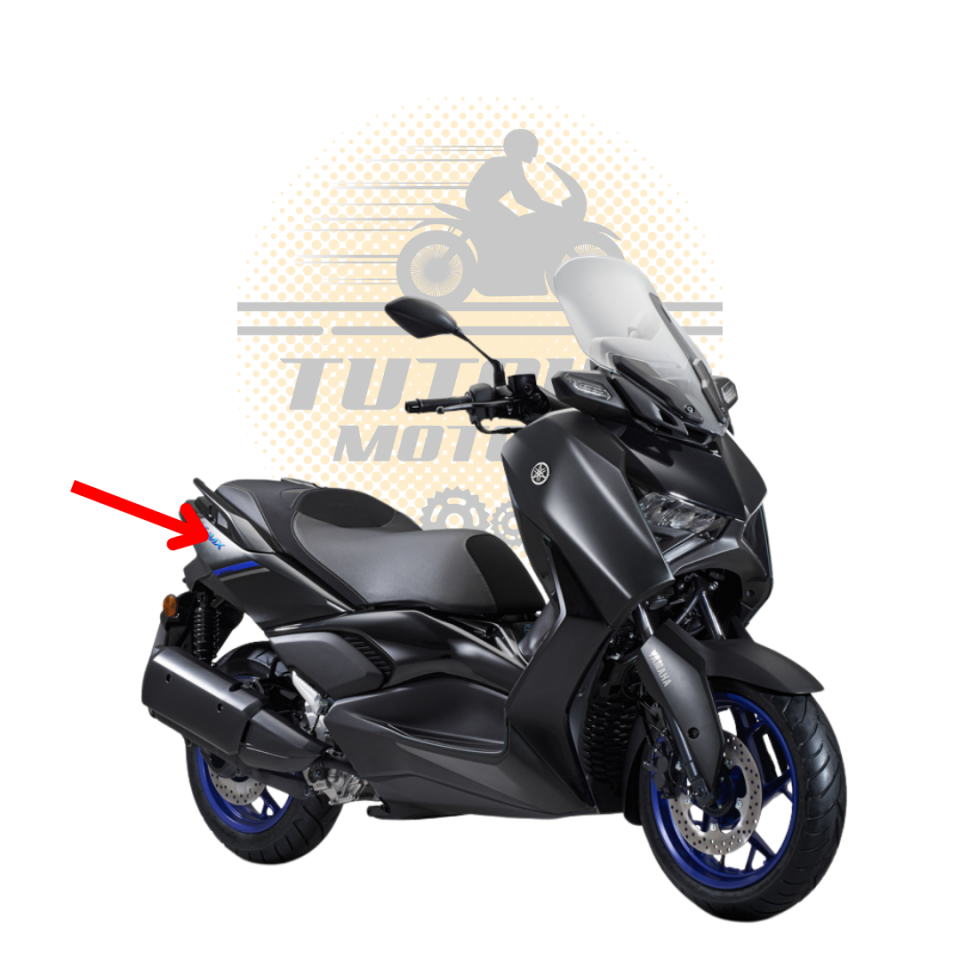 Xmax 250 300 Sağ Sele Altı Kuyruk Grenajı Mat Siyah Tech Max 2024 Orijinal BKA-F1741-00-P0