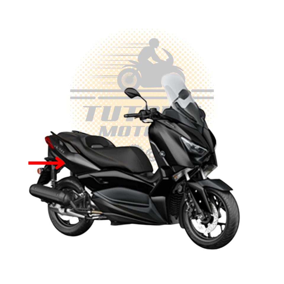 Xmax 250 300 Sol Kuyruk Grenajı Mat Siyah Orijinal B74-F1731-00-P4