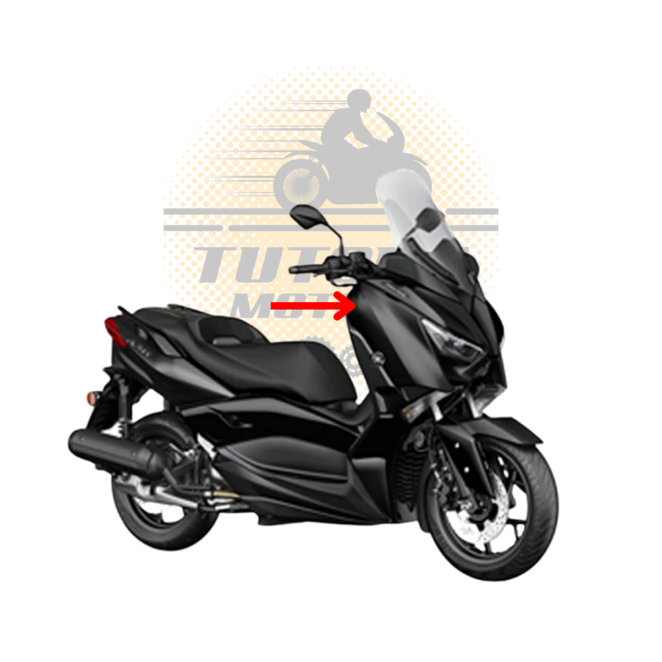 Xmax 250 300 Sağ Kafa Grenajı Mat Siyah Orijinal B74-F8377-00-P4