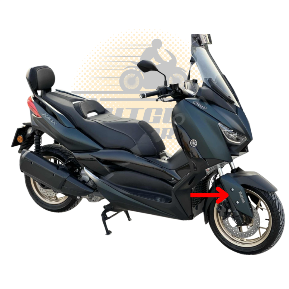 Xmax 250 300 Ön Çamurluk Sol Mat Petrol Yeşili Orijinal B74-F1513-00-PD
