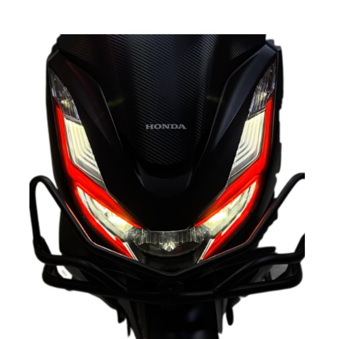 PCX 2021 2024 Far Filmi Kırmızı Folyo