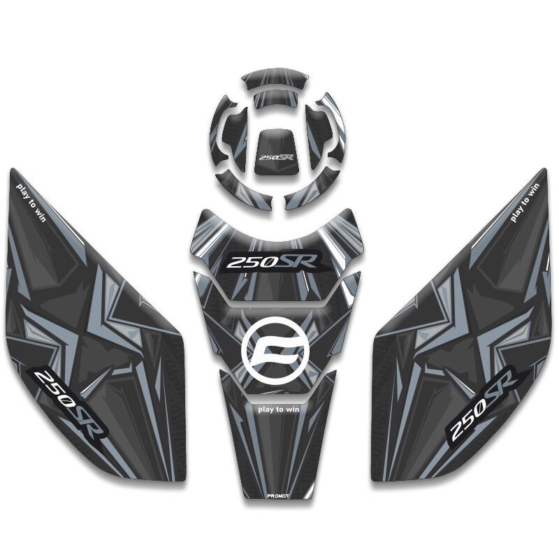 Cf Moto SR 250 4 Parça Tank Pad