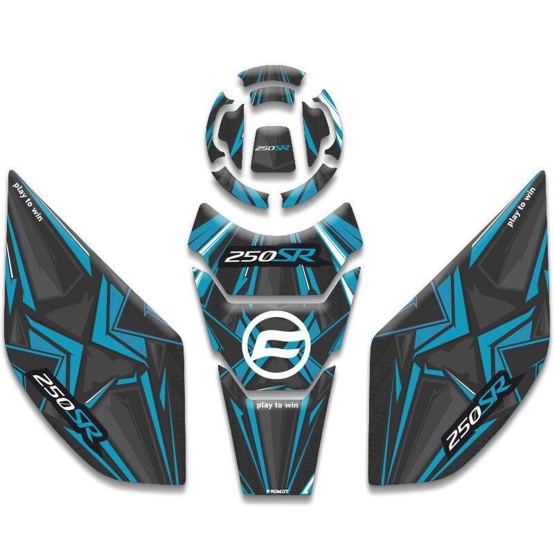 Cf Moto SR 250 4 Parça Tank Pad