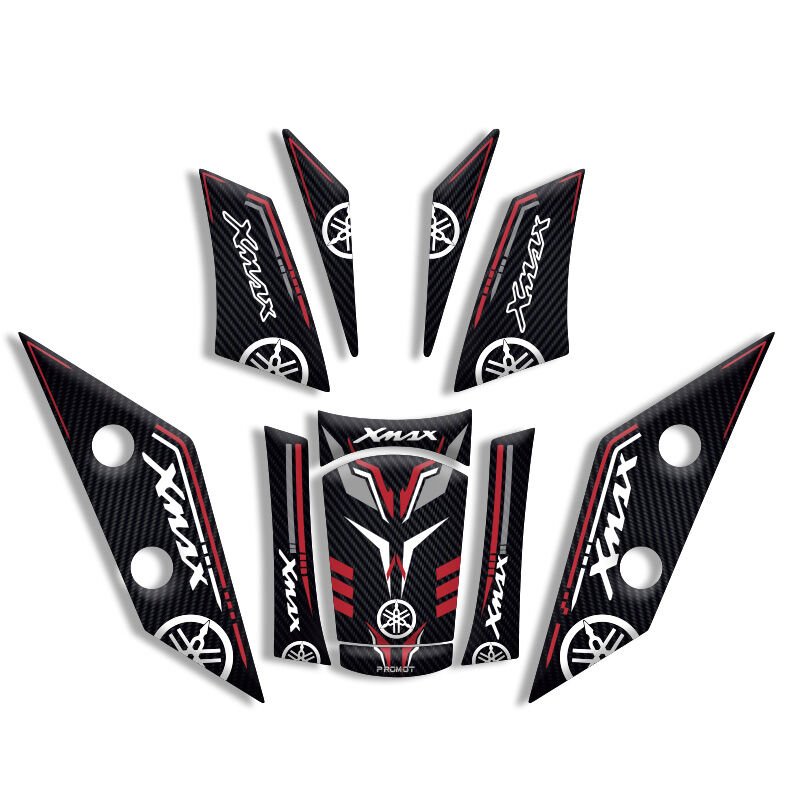 Yamaha Xmax 2018 2022 9 Parça Tank Pad