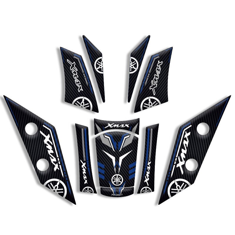 Yamaha Xmax 2018 2022 9 Parça Tank Pad