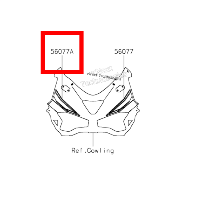 Zx4rr 2025 Kafa Grenajı Sticker Sağ Orijinal 56077-1929