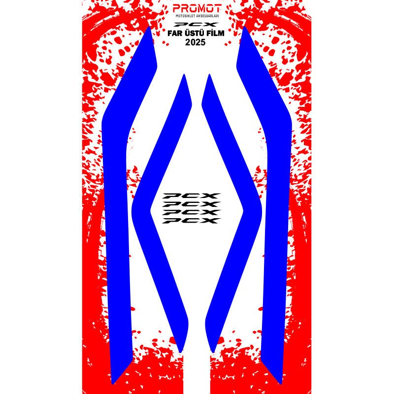 PCX 2025 Far Filmi Koyu Mavi