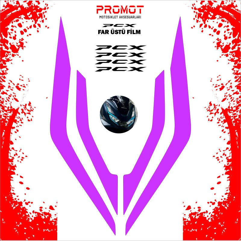 PCX 2021 2024 Far Filmi Lila Folyo