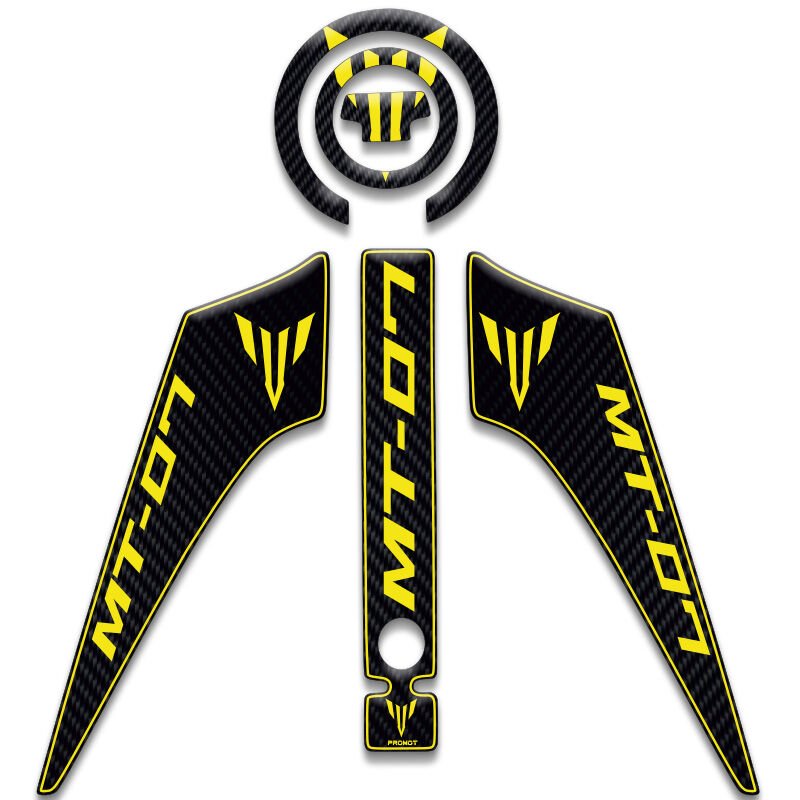 Mt 07 Tank Pad Sarı 2014 2017