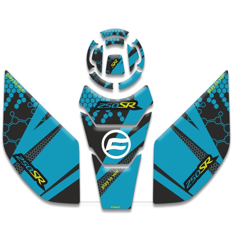 Cf Moto SR 250 4 Parça Tank Pad