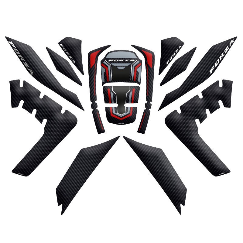 Honda Forza 2018 2020 Full Tank Pad Set