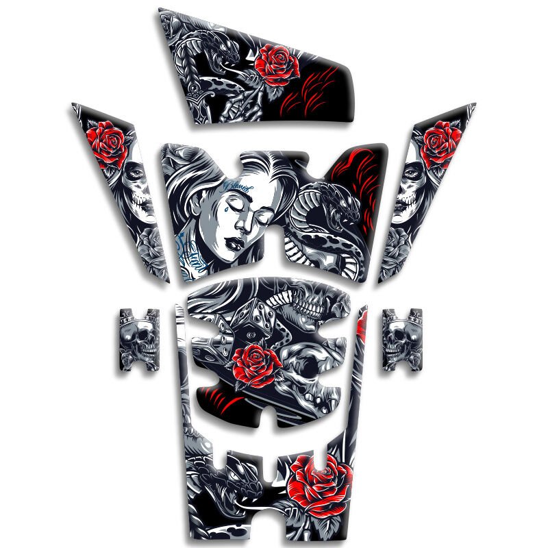 Pcx Tank Pad 8 Parça 2025