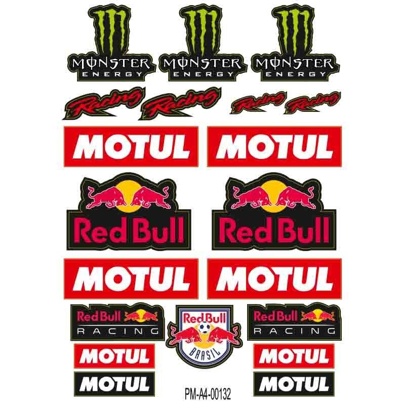Redbull Motul Karışık Sticker