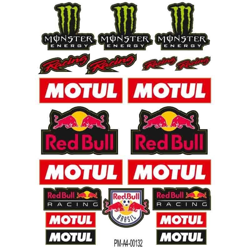 Redbull Motul Karışık Sticker