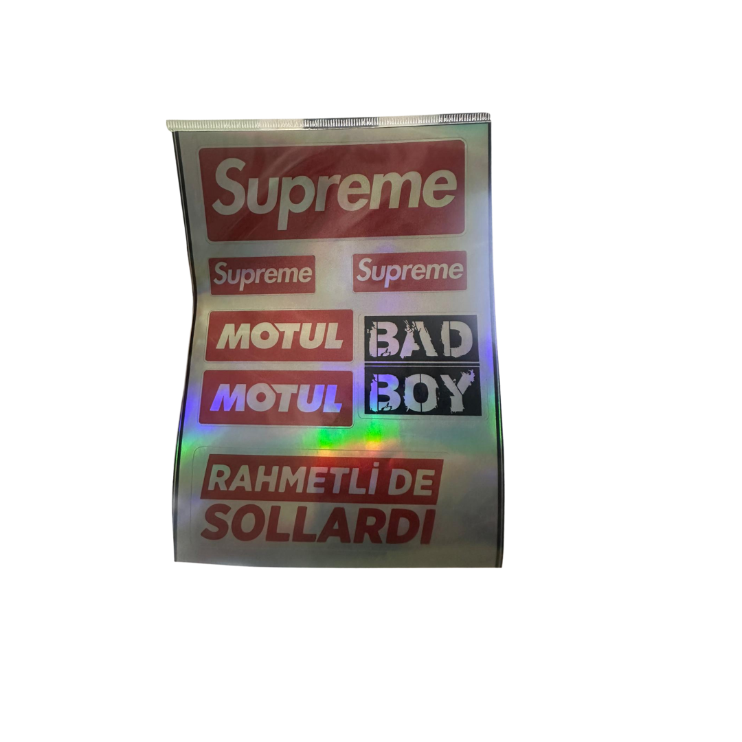 Hologram Karışık Sticker