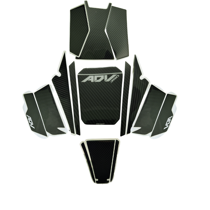 Honda Adv 350 2023 2025 Tank Pad Set 15 Parça