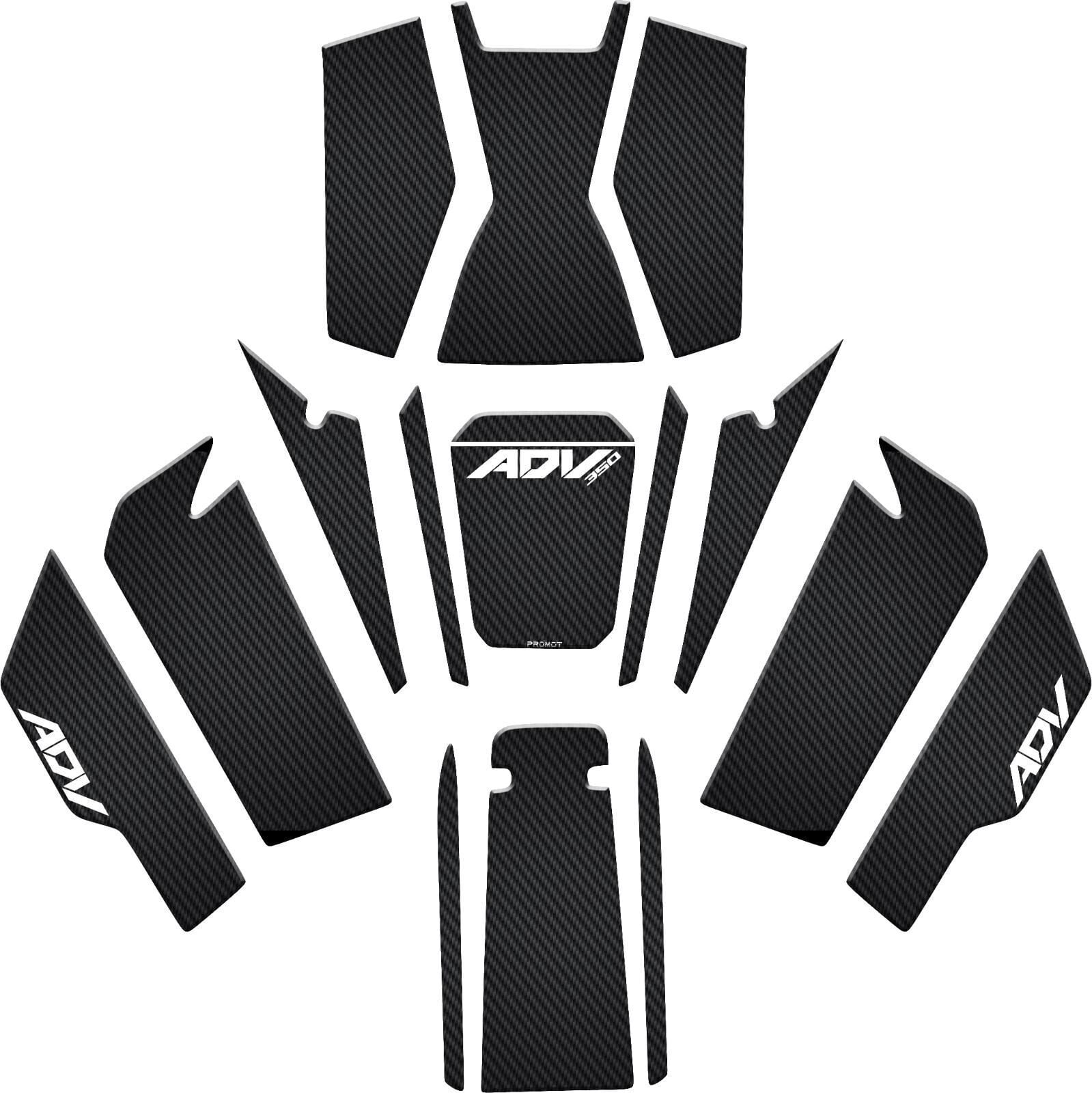 Honda Adv 350 2023 2025 Tank Pad Set 15 Parça