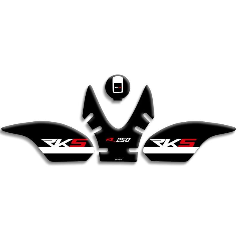 Rks R250 Karbon Desen Tank Pad