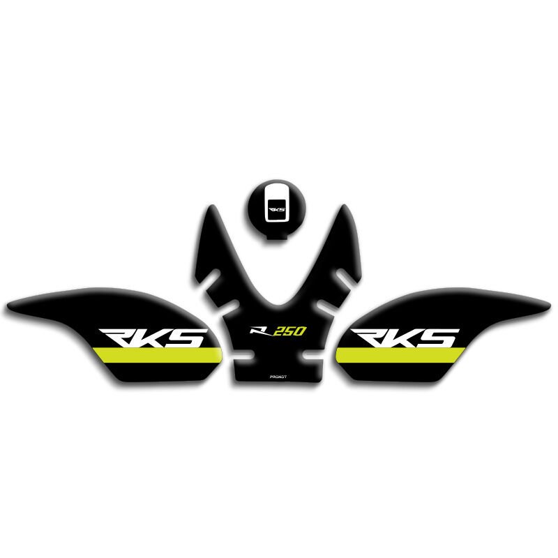 Rks R250 Karbon Desen Tank Pad