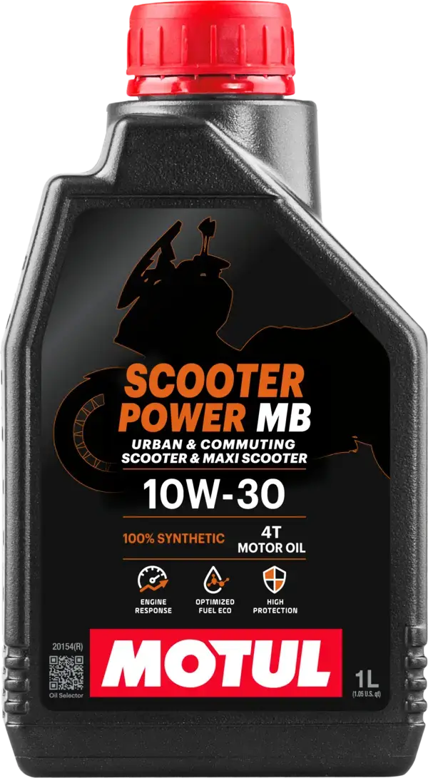 MOTUL Scooter Yağı 10w-30 Scooter Power MB Yeni Seri 1 LT
