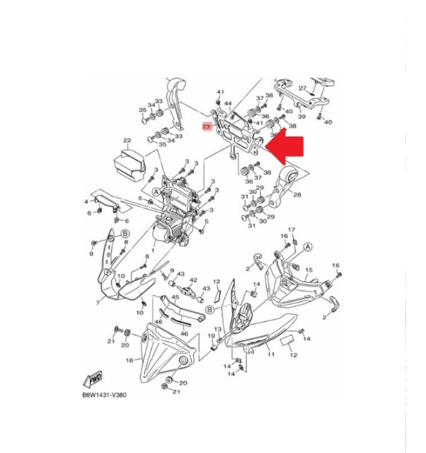 Mt 25 Kafa Demiri 2 Orijinal B9T-F8357-00