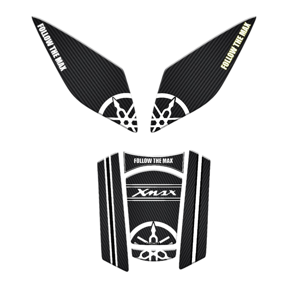 Xmax 2023 2025 Karbon Tank Pad Set 7 Parça