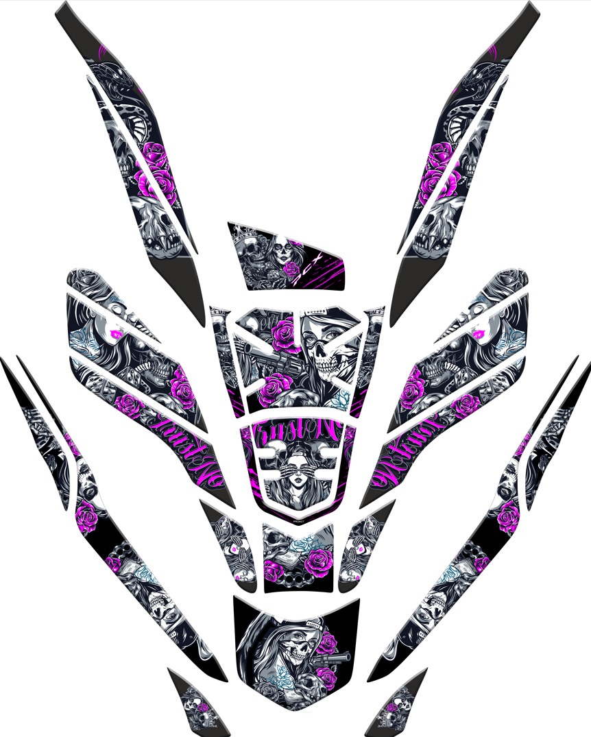 Pcx 125 Tank Pad Full Set 26 Parça Mor 2021 2024