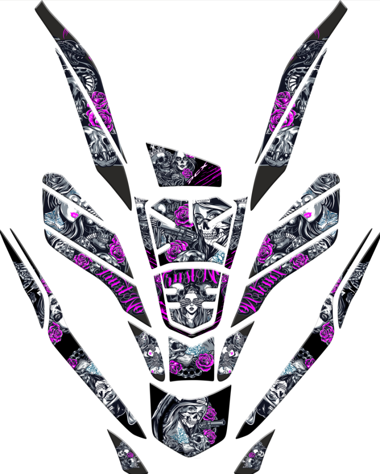 Pcx 125 Tank Pad Full Set 26 Parça Mor 2021 2024