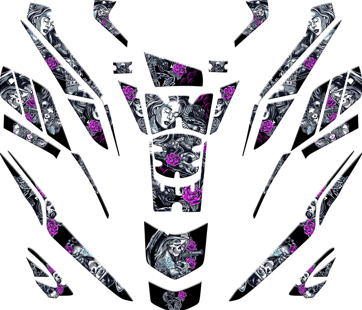 Pcx 125 2025 2026 Tank Pad Full Set 36 Mor