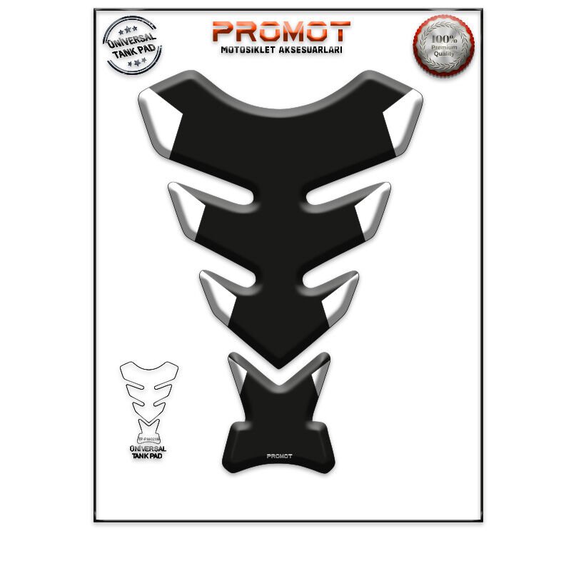 Universal Tank Pad Siyah Beyaz