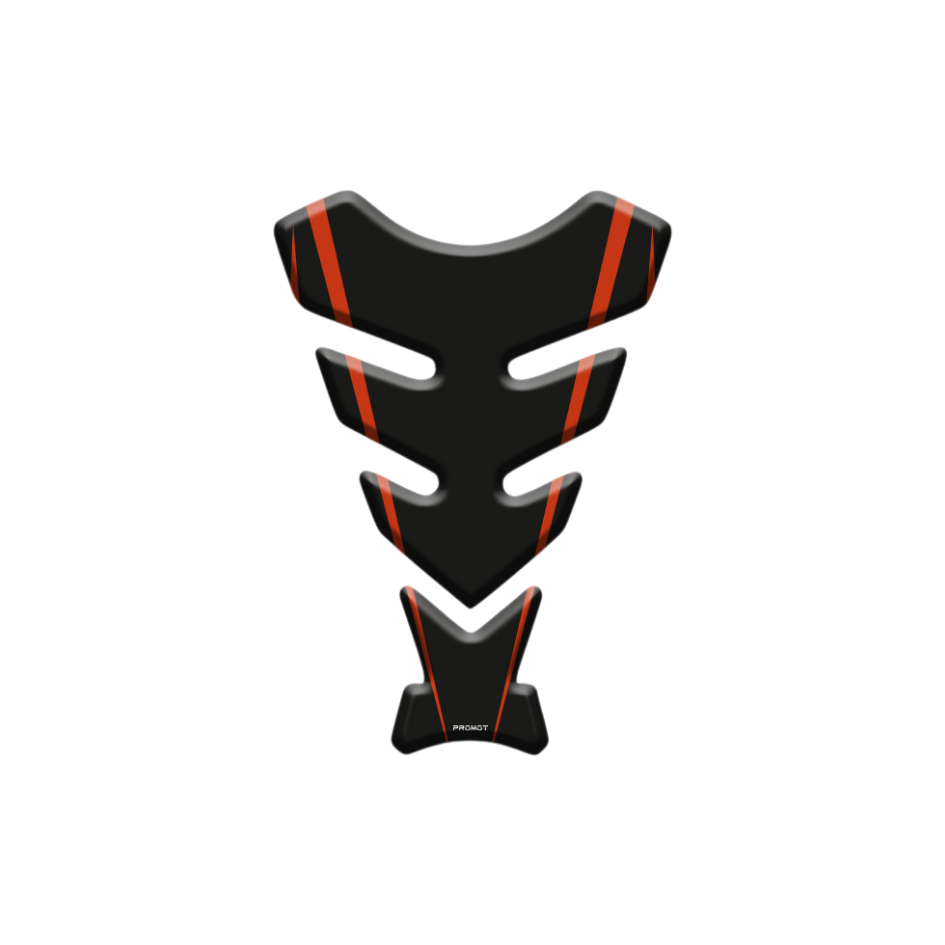 Universal Tank Pad Siyah Kırmızı