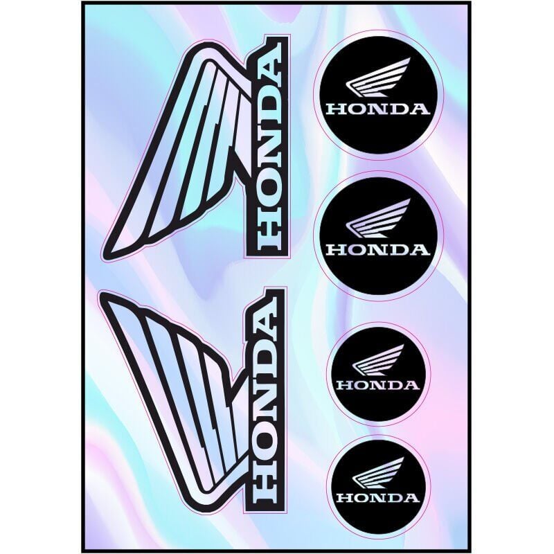 Hologram Honda Sticker