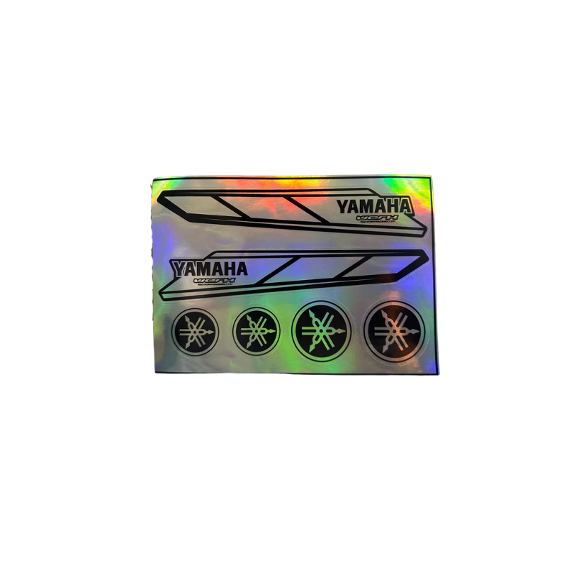 Hologram Yamaha Sticker Siyah
