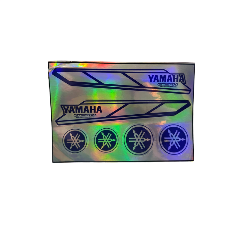 Hologram Yamaha Sticker Mavi